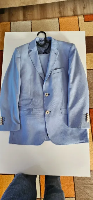 Traje de comunión azul
