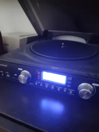 Tocadiscos Sunstech PXR2 Negro