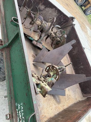 Motocultor con remolque
