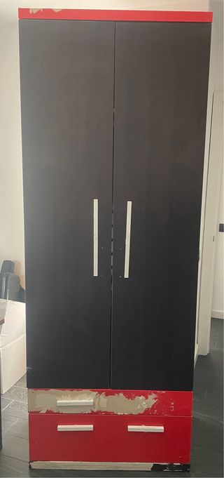 Armario 2 puertas y 2 cajones