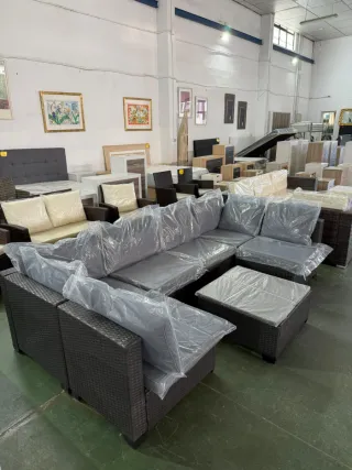 Juego de salón exterior