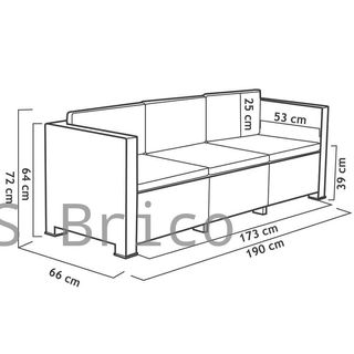 Mobili da Giardino Oasis Grafite