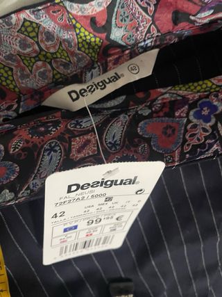 Falda Desigual original rayas y estampado