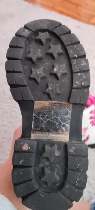 Botas Blancas Niña Minnie Mouse