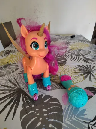 Unicornio Juguete con Micrófono