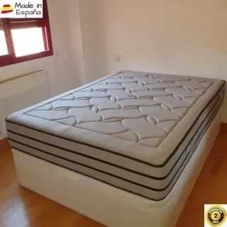 Cama canapé madera, colchones y canapes y somieres