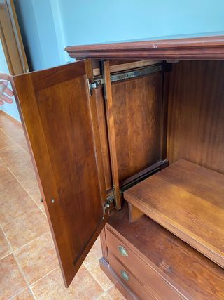 Mueble TV madera maciza