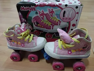 Patines de niña Minnie Mouse Talla 28-30