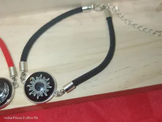 Set 2 Bracciali Coppia Amici Fosforescenti