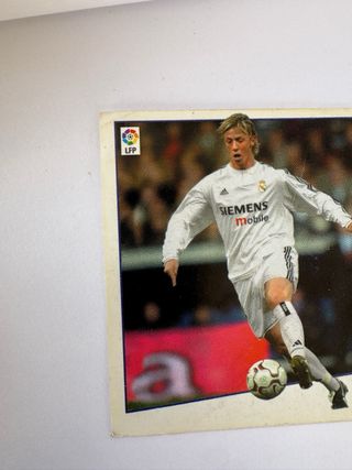 Lote 4 cromos Guti Real Madrid distintas épocas