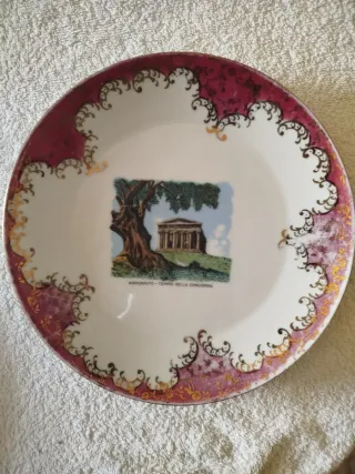 4 Piatti Arzberg Ceramica Vintage Decorati