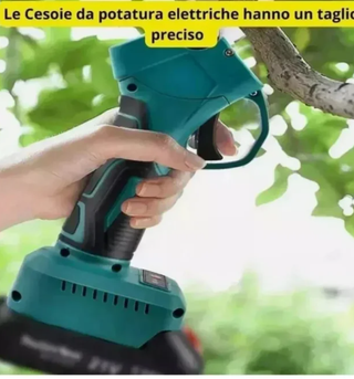 Kit Forbici Elettriche e Motosega 2 Batt