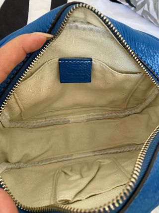 Bolso Piel Gucci Azul