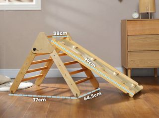 Triángulo Escalada Madera con Rampa