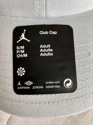 Gorra Air Jordan Club Cap S/M Azul Claro