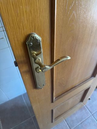 Puerta madera 65cm + marco + premarco