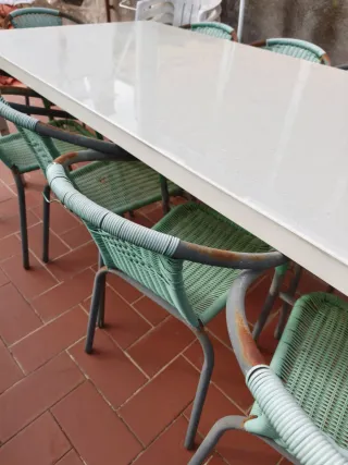 Mesa y 6 Sillas Terraza