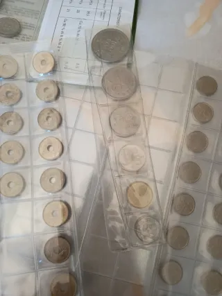 Colección de monedas antiguas