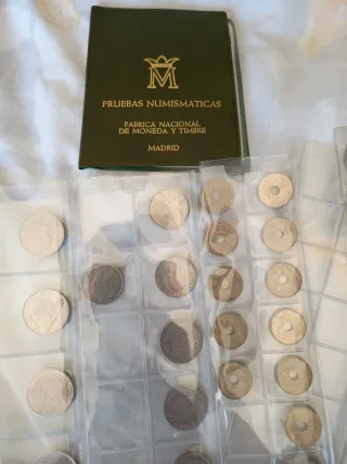 Colección de monedas antiguas