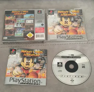 Lote 3 juegos PS1: Kiss, Mickey, Crash
