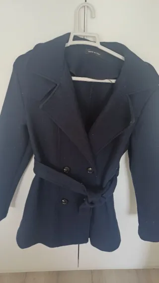 2 Parkas de paño azul marino de Italia