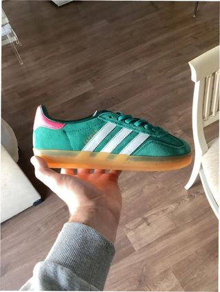Adidas Gazelle Indoor pastel verde rosa nuevas