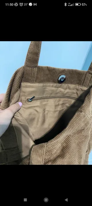 Bolso Tote Pana Mango Marrón