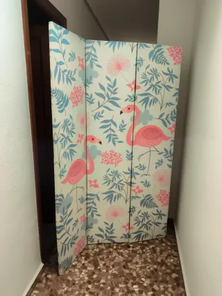 Paraban decorativo flamencos