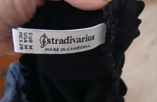 Pantalón bombacho negro