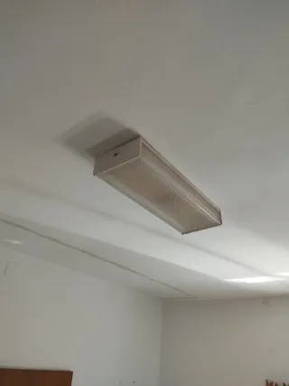 Lámpara Fluorescente Doble para techo