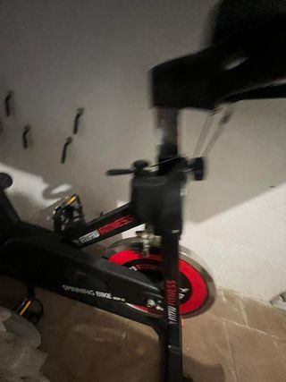 Bicicleta Spinning FITFIU - Negra y Roja