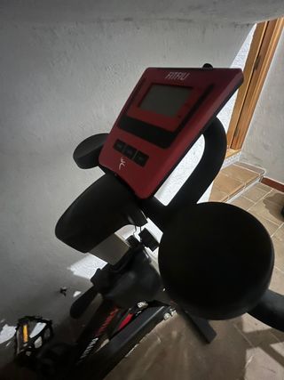Bicicleta Spinning FITFIU - Negra y Roja