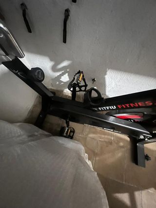 Bicicleta Spinning FITFIU - Negra y Roja