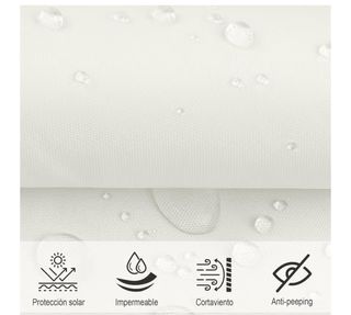 Toldo Vela Rectangular SUNNY GUARD 4x6m