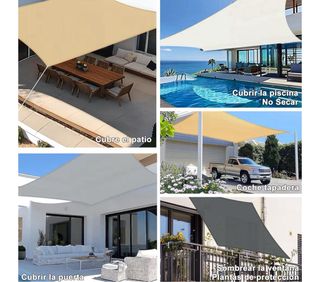 Toldo Vela Rectangular SUNNY GUARD 4x6m