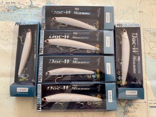 Lote 6 Señuelos Pesca Hart Doc-W Minnow    013