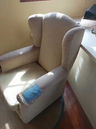 Sillón  para restaurar de tela de 1 plaza
