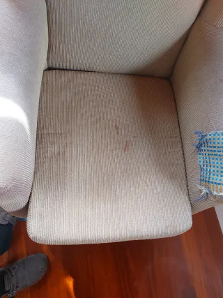 Sillón  para restaurar de tela de 1 plaza