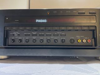 Amplificador Sony TA-AV670 laterales madera