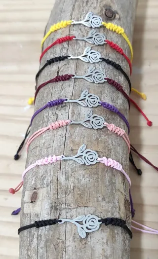 Pulseras flor