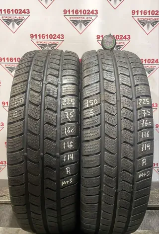 225 75 16C R CONTINENTAL RUEDA AL 90% VIDA UTIL