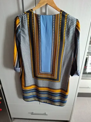 Vestido Zara Estampado Talla M