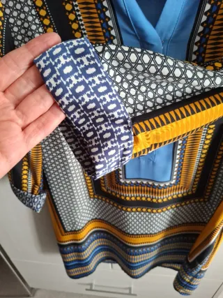 Vestido Zara Estampado Talla M