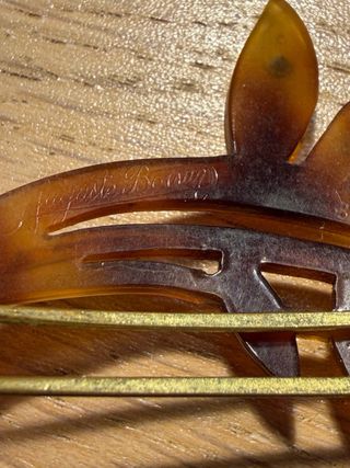 Fermaglio Auguste Bonaz antico gioiello capelli