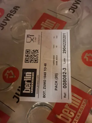 Bottiglie di vetro per succo 1L