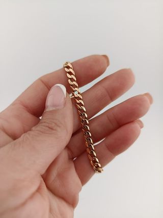 Pulsera de oro para hombre/mujer