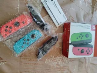 Nintendo Joy-Con Par Rosa y Verde