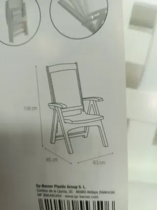 Set 2 Sillones Jardín Shaf Blanco