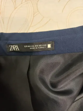 Traje Zara Azul