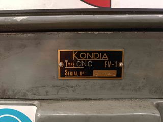 FRESADORA TORRETA CNC KONDIA FV-1